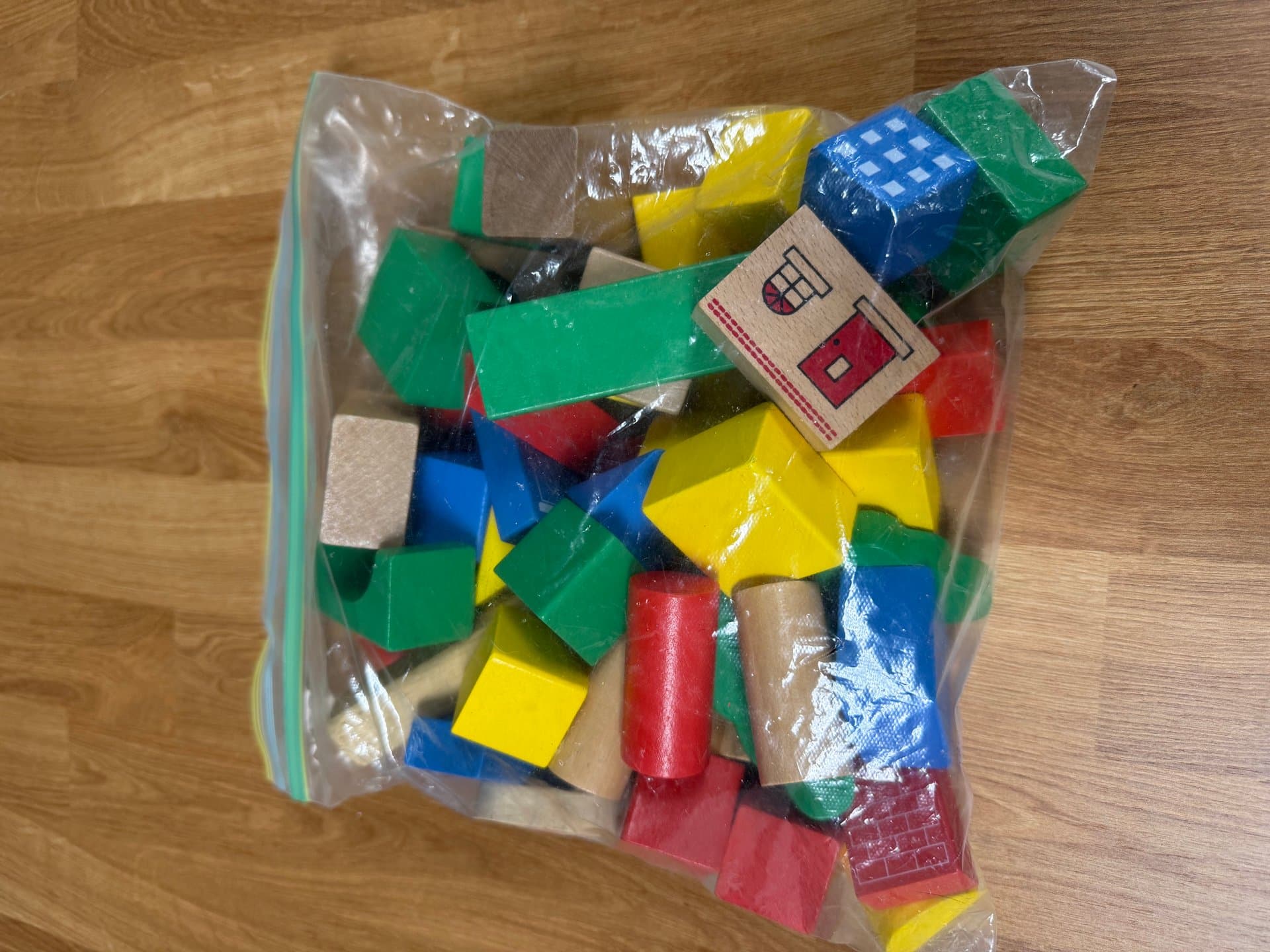 Classic Wooden Building Blocks — image 1 of 1