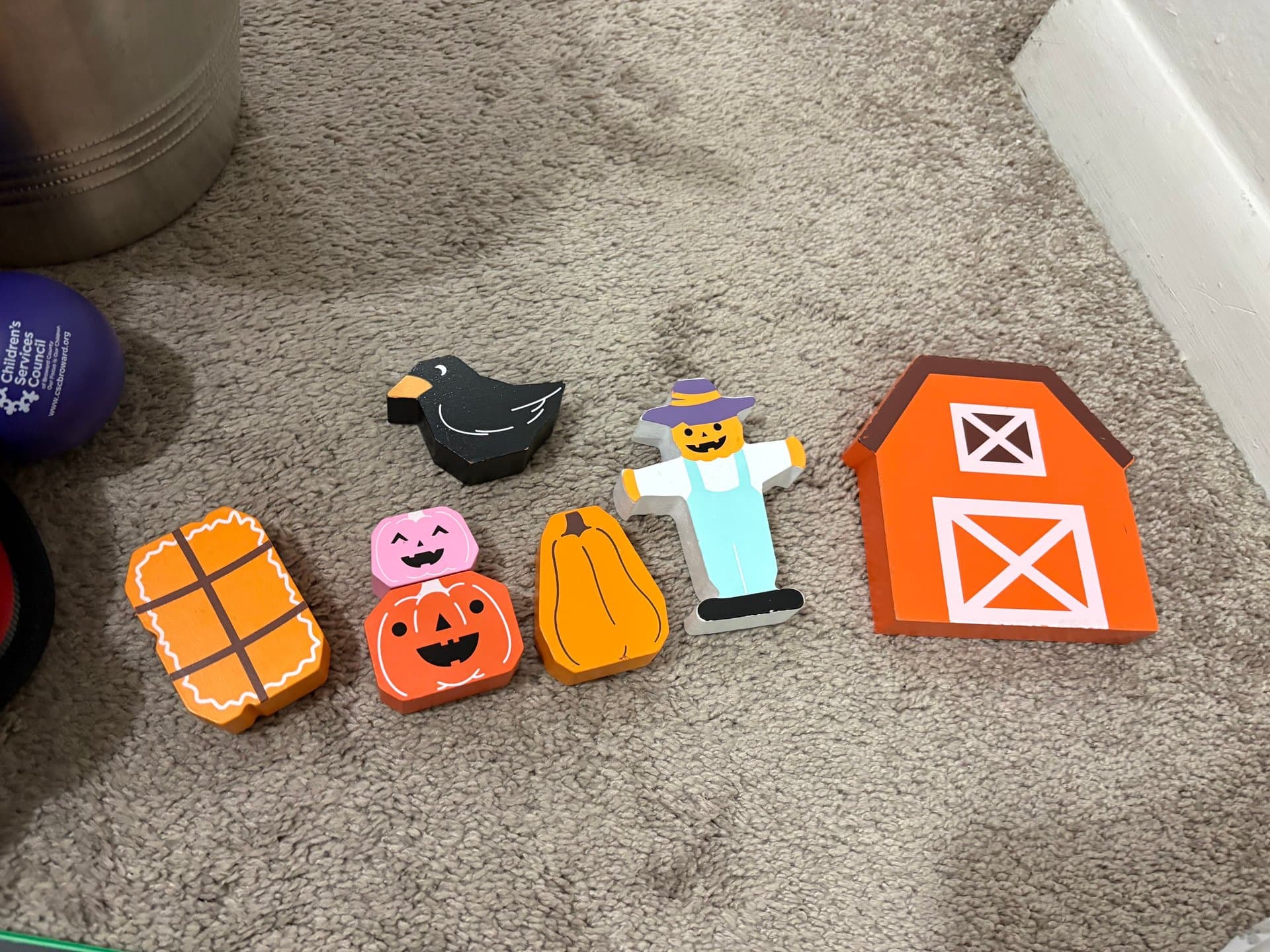 Wooden Halloween Puzzle Pieces — image 1 of 1