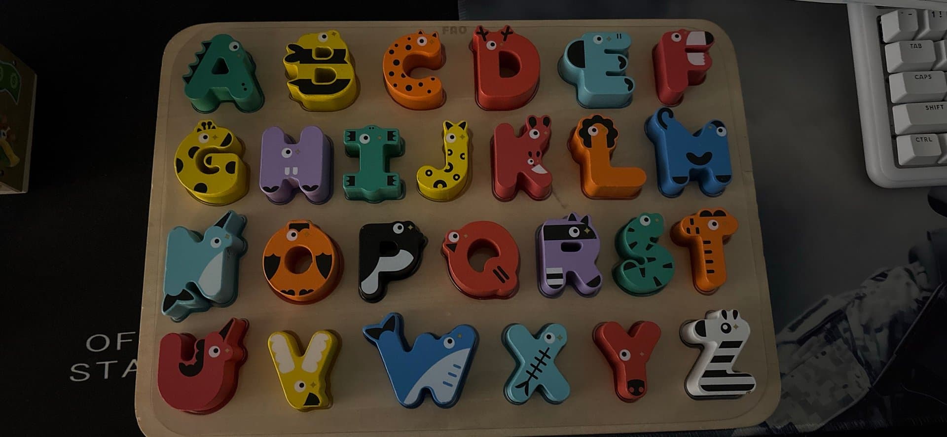 Animal Alphabet Wooden Puzzle — image 1 of 1